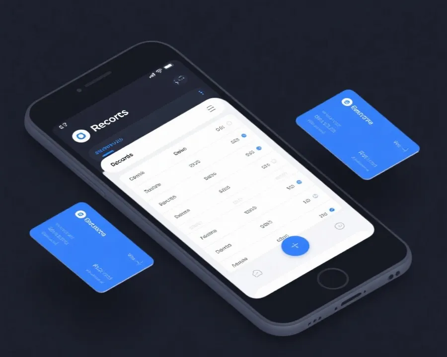 移动端开奖浏览界面示意图